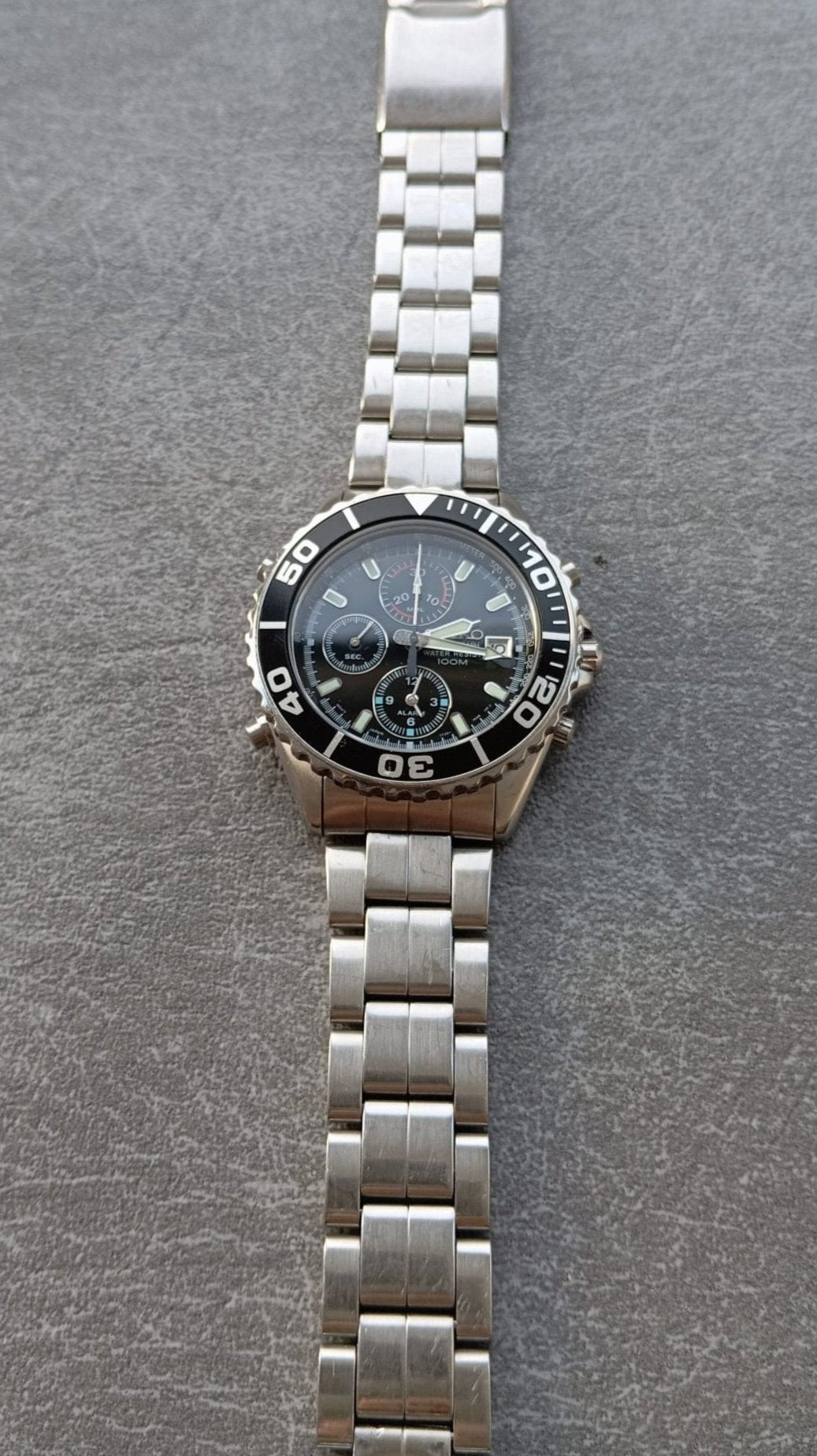 Rare Seiko chronograph quartz 1999