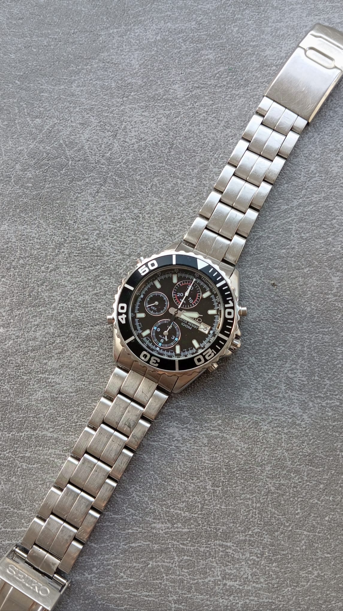 Rare Seiko chronograph quartz 1999