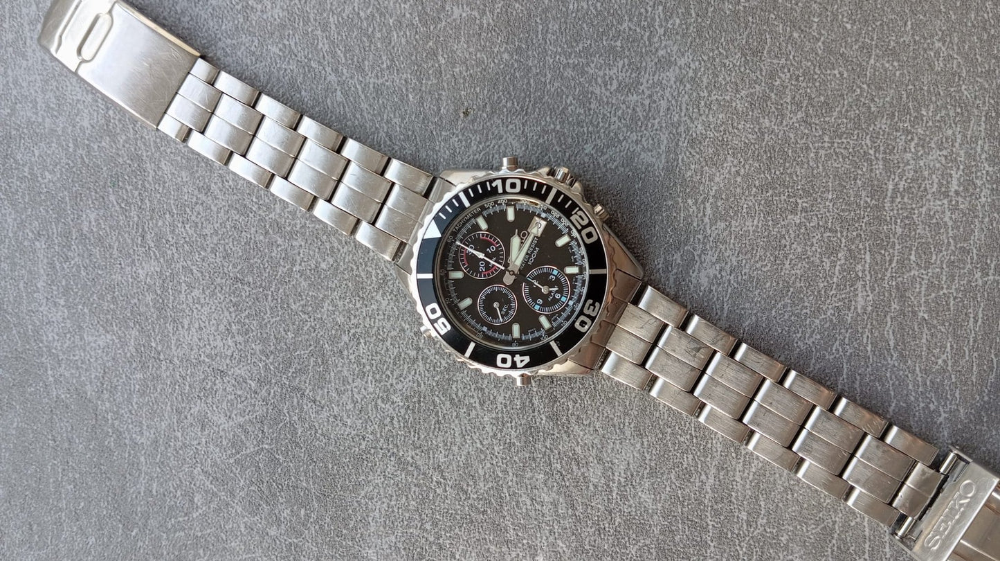 Rare Seiko chronograph quartz 1999