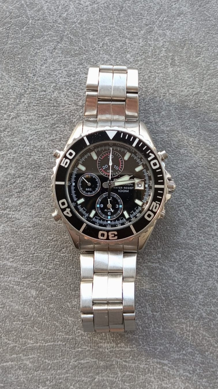 Rare Seiko chronograph quartz 1999